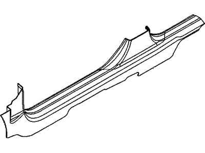 GM 13114353 Plate,Front & Rear Side Door Sill Trim