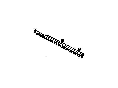 1983 Pontiac 6000 Door Moldings - 10055270