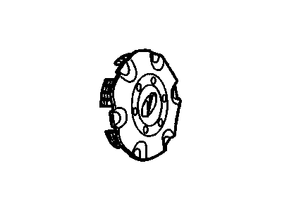 GM 9593402 Hub Cap ASSEMBLY *Silver K