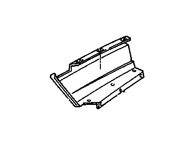 GM 25515020 Reinforcement, Rear Bumper Fascia Outer, Right