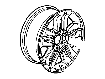 2012 Cadillac Escalade Spare Wheel - 9598055