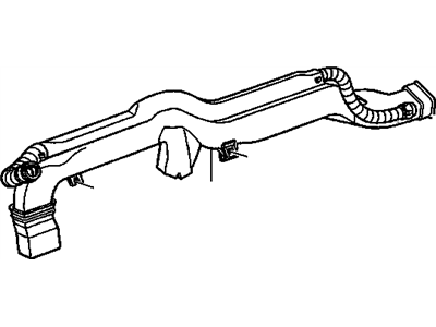 GM 15668738 Duct,Lap Air Outlet