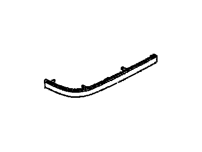 GM 10013465 Strip,Rear Bumper Rubber