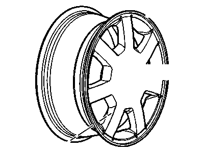 GM 9595741 Wheel Rim,Spare