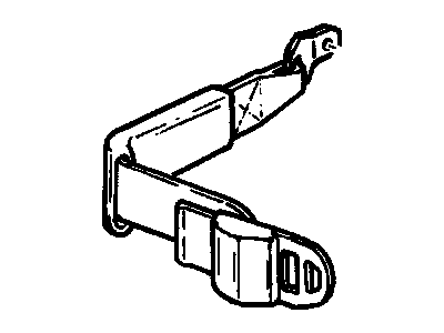 GM 12543983 Seat Belt KIT