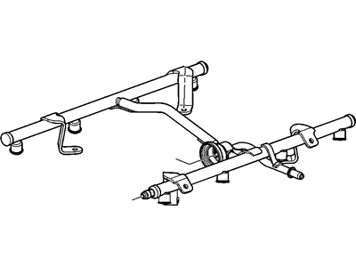 2004 Cadillac CTS Fuel Rail - 12561858