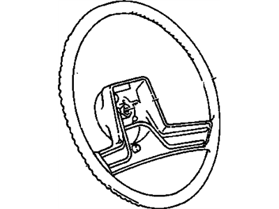 1992 Oldsmobile Achieva Steering Wheel - 17998058