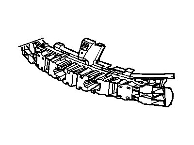 GM 20823230 Absorber, Front Bumper Energy