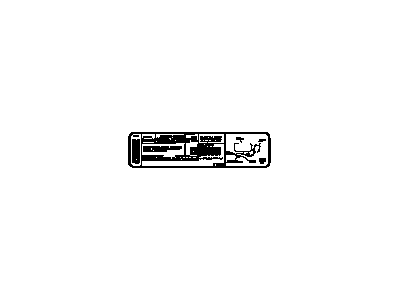 GM 12570749 Label, Vehicle Emission Control Information