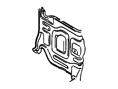 GM 96060829 Shield,Engine Front Splash