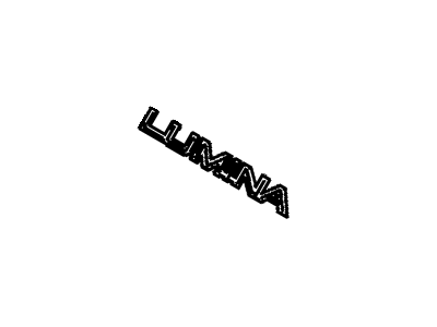 GM 10122040 Plate Assembly, Rear Compartment Lid Name (Lumina)