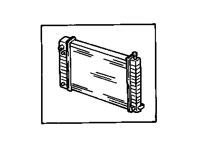 1987 Buick Skyhawk Radiator - 52480053