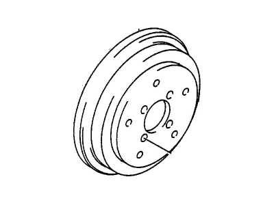 Pontiac Brake Drum - 96058636