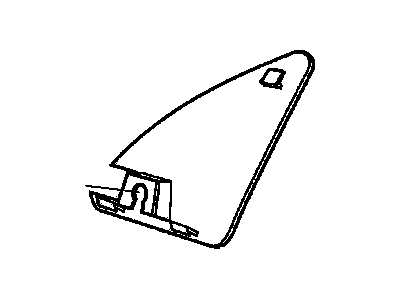 GM 92274420 Applique,Outside Rear View Mirror Opening