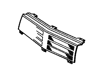 GM 22534753 Filler Assembly, Radiator Grille