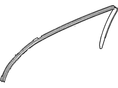 2012 Chevrolet Malibu Door Seal - 20856459