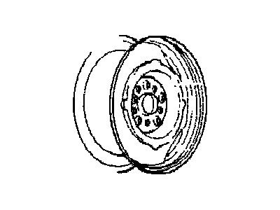 Cadillac Brougham Spare Wheel - 9590603