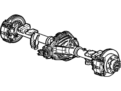 GM 20877790 AXLE, Rear Axle