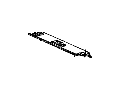 GM 15964914 Molding Assembly, Rear Window Upper Garnish *Red Ruby