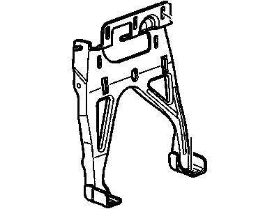 GM 10429923 Reinforcement Assembly, Front Floor Console <Use 1C1J