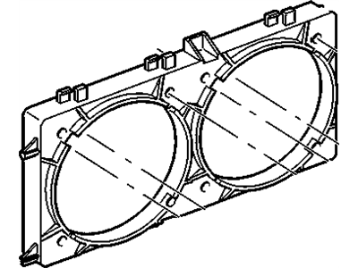 Buick Park Avenue Fan Shroud - 12362553