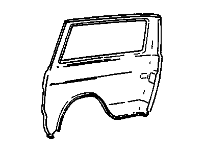 GM 15986996 Panel, Body Side Outer