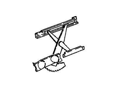 GM 22589116 Guide Assembly, Front Side Door Window Regulator