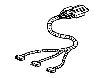 GM 12101888 Connector, W/Leads, 2-Way F. *Black *Math Data