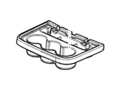 Chevrolet Suburban Cup Holder - 23363011