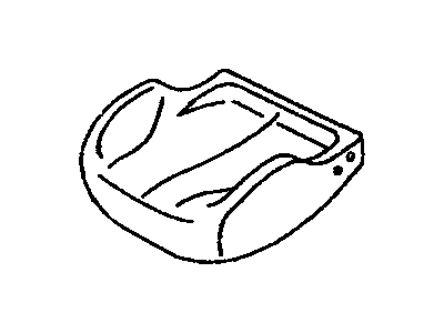 GM 88993879 COVER, Front Seat Cushion