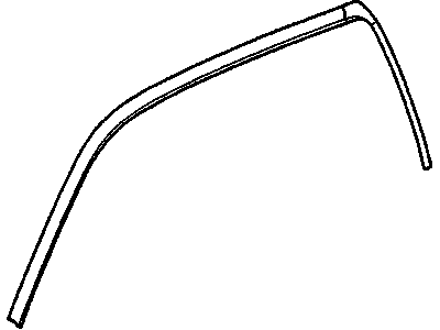 GM 20816085 Weatherstrip Assembly, Front Side Door Roof Drip