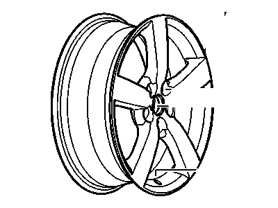 Pontiac Spare Wheel - 9596655