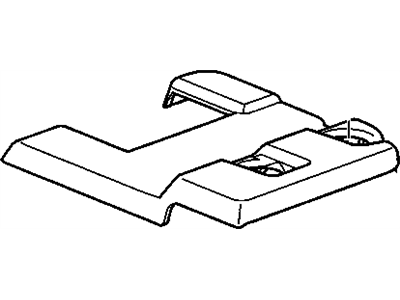 GM 25858447 Cover, Rear Seat Riser Finish *Cocoa