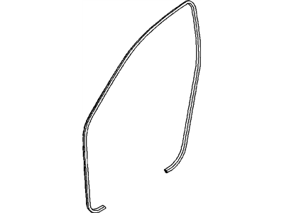 96467380 GM Weatherstrip, Front Side Door *Charcoal/Bei Illustration 1 of 1