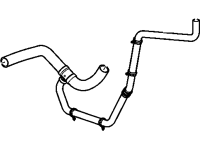 15797871 GM Radiator Outlet Hose Assembly Illustration 1 of 1