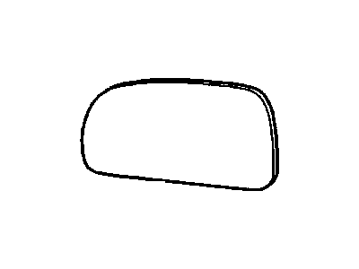 GM 19120843 Mirror,Outside Rear View (Reflector Glass & Backing Plate)