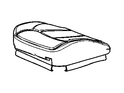 GM 15889094 Cover Assembly, Driver Seat Cushion *Cocoa