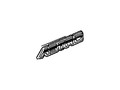 1994 GMC Safari Emblem - 15634143
