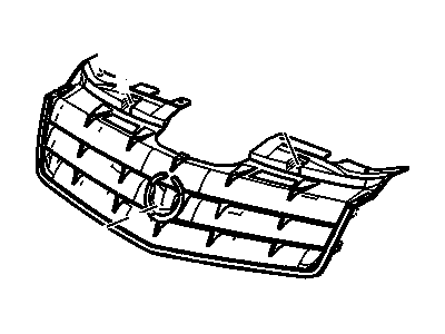 GM 25763160 Grille,Radiator