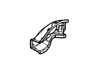 GM 13173393 Rail,Front Compartment Front Inner Side