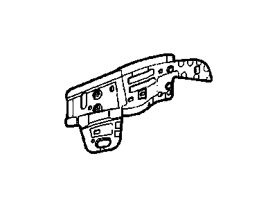 GM 13129785 Rail,Front Compartment Front Outer Side