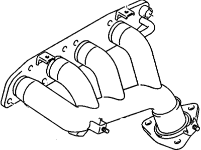 1999 Chevrolet Tracker Exhaust Manifold - 91174460