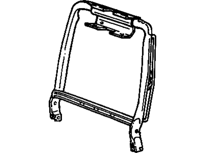16779757 GM Frm Assembly, P/D Seat Back Illustration 1 of 1