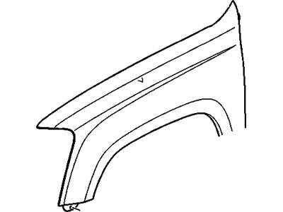 GM 20821151 Fender, Front