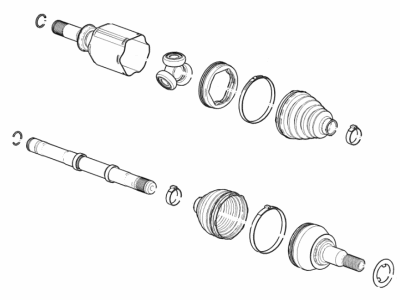 2020 GMC Terrain Axle Shaft - 85103943