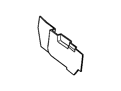 GM 10285633 Insulator, Floor Front <Use 1C1K