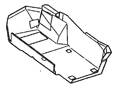 GM 10412801 Carpet Assembly, Front Floor Panel *Firethrn Red