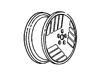 1993 Pontiac Grand Am Spare Wheel - 12355257