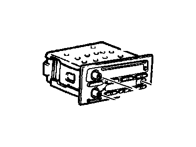 GM 15849619 Radio,Amplitude Modulation/Frequency Modulation Stereo & Clock & Tape Player & Cd Player