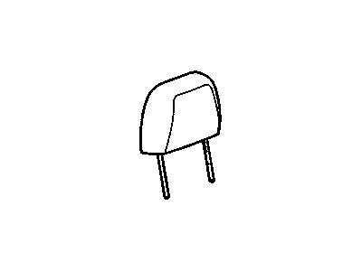 88950490 GM Restraint Asm,Passenger Seat Head *Neutral Illustration 1 of 1